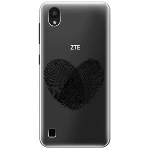 Силиконовый чехол с принтом Lovely Fingerprints для ZTE Blade A5 (2019) / ЗТЕ Блейд А5 2019