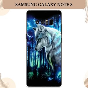 Силиконовый чехол "Сказочный волк" на Samsung Galaxy Note 8 / Самсунг Галакси Ноте 8.0