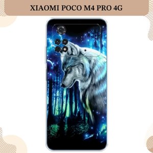 Силиконовый чехол "Сказочный волк" на Xiaomi Poco M4 Pro 4G / Поко М4 Про 4G