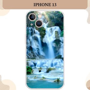 Силиконовый чехол "Водопад 8" на Apple iPhone 13 / Айфон 13