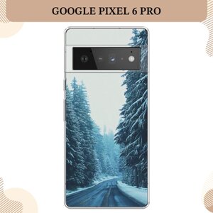 Силиконовый чехол "Зима 9" на Google Pixel 6 Pro / Гугл Пиксель 6 Про