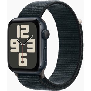 Смарт-часы Apple Watch SE 2023 A2723 44мм OLED корп. темная ночь Sport Loop рем. темная ночь разм. брасл: M/L (MRE93LL/A)