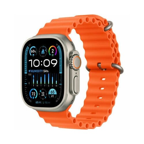 Смарт-часы Apple Watch Ultra 2 49 mm Titanium Case Ocean Band Orange