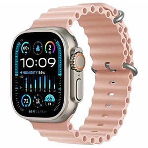 Смарт часы HK ULTRA ONE умные часы 4G wi-fi ios android amoled розовый