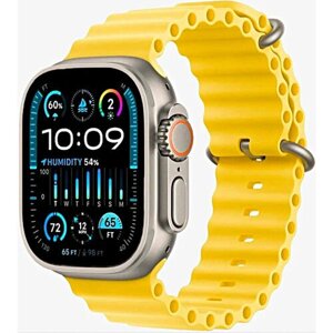 Смарт часы HK ULTRA ONE умные часы 4G wi-fi ios android amoled желтый