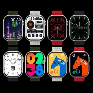 Смарт часы HK9PRO Черные/ Series 9 c AMOLED Экраном / Альтернатива Apple Watch/ Топовые Смарт часы