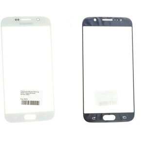 Стекло дисплея для переклейки для Samsung Galaxy S6 (G920F) белый