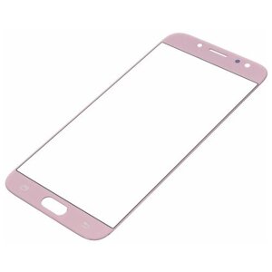 Стекло модуля для Samsung J730 Galaxy J7 (2017) розовый, AAA