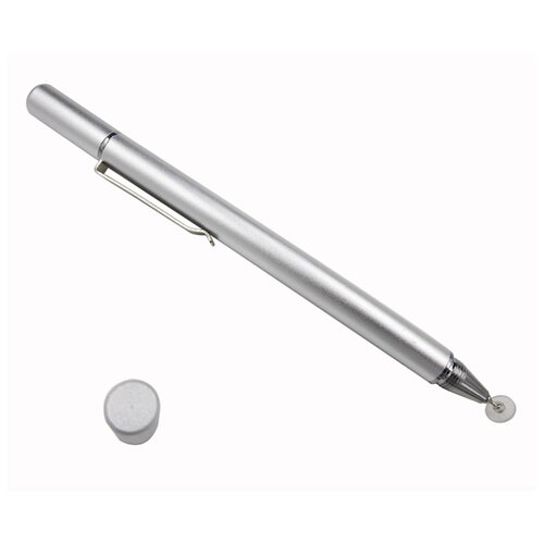 Стилус MyPads перо-ручка активный многофункциональный цифровой емкостной с тонким наконечником для повышенной чувствительностью A109-005 (Серебро)