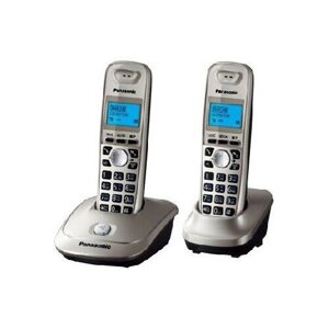 Телефоны цифровые PANASONIC KX-TG2512RUN спикерфон, телефонная книга: 50 номеров, серый