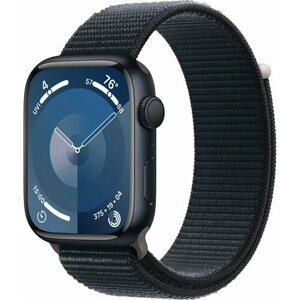 Умные часы Apple Watch Series 9 41 мм Aluminium Case GPS, Midnight Sport Loop