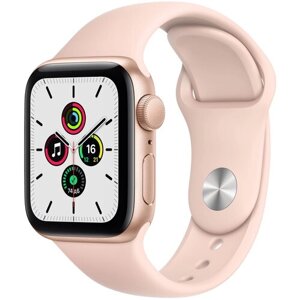 Умные часы Apple Watch Series SE Gen 1 40 мм Aluminium Case GPS RU, золотистый/розовый песок