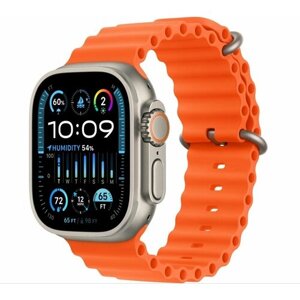 Умные часы Apple Watch Ultra 2 49 мм Titanium Case GPS + Cellular, Orange Ocean Band