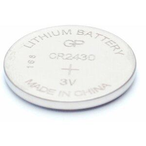 Упаковка 2 шт. Батарейка GP Lithium, CR2430, литиевая, 1 шт, в блистере, CR2430-8C1