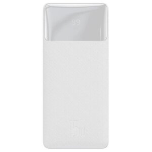 Внешний аккумулятор Baseus Bipow Digital Display Power Bank 30000mAh 15W White (PPDML-K02)