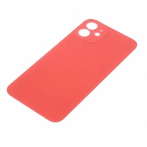 Задняя крышка для Apple iPhone 12 (с широким отверстием) красный, AA