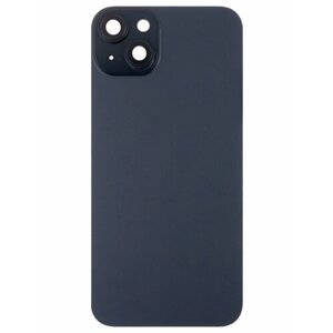 Задняя крышка для Apple iPhone 15 Plus (со стеклом камеры) (черная)