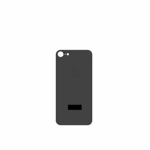 Задняя крышка для iPhone 8 Черная (стеклянная)