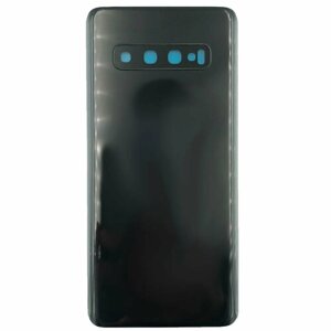 Задняя крышка для Samsung Galaxy S10 (G973F) (черная) Премиум
