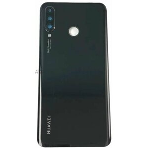Задняя крышка со стеклом камеры для Huawei P30 Lite Черный (24MP)