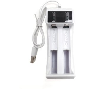 Зарядное устройство USB для аккумуляторов (2 слота) 18650 с индикатором