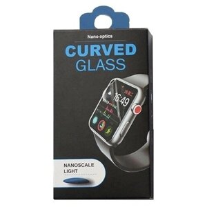 Защитное стекло "UV комплект" для Apple Watch 4 (44 мм) (клей, лампа)