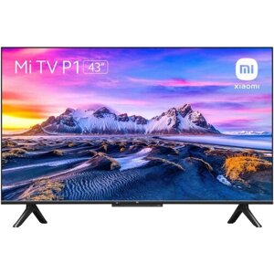 43" Телевизор Xiaomi Mi TV P1 43 L43M6-6A 2021 RU, черный