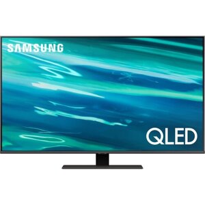 55" Телевизор Samsung QE55Q80AAU 2021 VA, черненое серебро