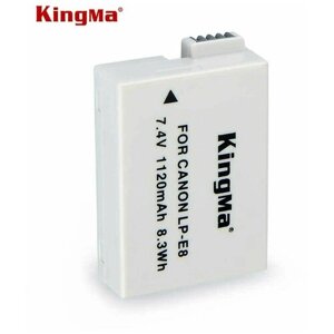 Аккумулятор KingMa LP-E8 1120 mAh для камер Canon
