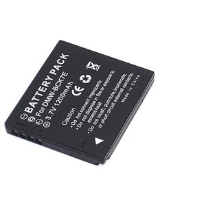 Аккумуляторная батарея AMPERIN для фото и видеокамер Panasonic Lumix DMC-FH2 (DMW-BCK7E) 3,6V 1200mAh
