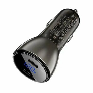 Автомобильное зарядное устройство acefast B10 METAL CAR charger 60W AF-B10-BK