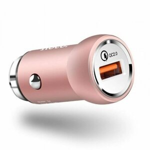 Автомобильное зарядное устройство, Hoco Z4 Qualcomm Quick Car Charger 2.0, нежно-розовое