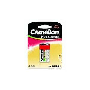 Батарейка алкалиновая Camelion 6LR61/1BL Plus Alkaline