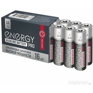 Батарейка алкалиновая Energy Pro LR6/16S (АА), 16 шт