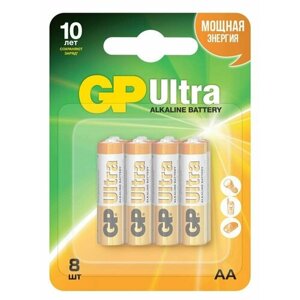 Батарейка GP 24AU ultra alkaline (AAA, 8 шт.) (24AU-2CR8 96/960)