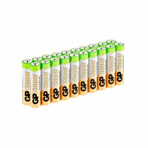 Батарейка GP Super Alkaline 24A-B20, типоразмер ААА, 20 шт
