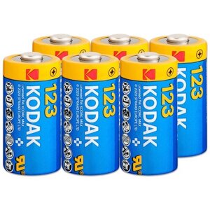 Батарейка Kodak CR123 (CR123A) 3V, 6 шт.