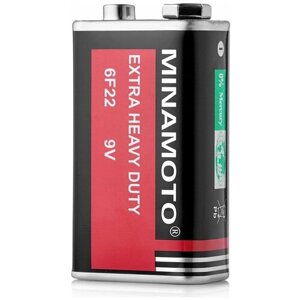 Батарейка солевая minamoto 6F22