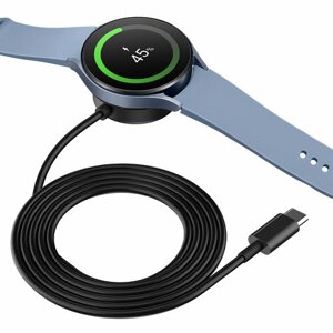 Беспроводное зарядное устройство Deppa Galaxy Watch Charger, Черный (24023)