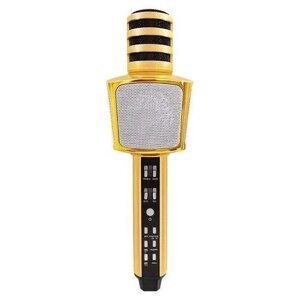 Беспроводной караоке-микрофон SDRD SD-17 золотой