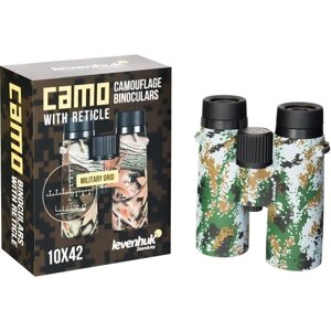 Бинокль Levenhuk Camo Dots 10x42 с сеткой