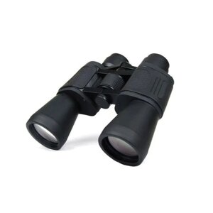 Бинокль туристический, охотничий в прорезиненном корпусе High Quality Binoculars с сумкой-чехлом, черный 70*70