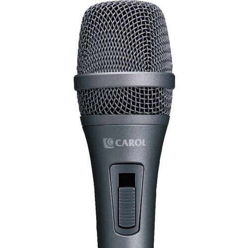 Carol AC-910S Микрофон вокальный динамический кардиоидный c выключателем, 50-15000Гц, AHNC, с держателем и кабелем XLR-XLR 4,5м