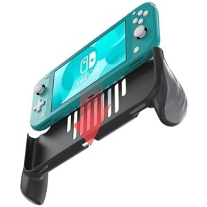 Чехол для Nintendo Switch Lite держатель с ручками (черный)