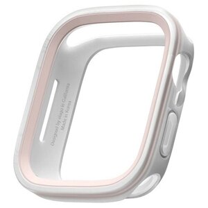 Чехол Elago DUO case для Apple Watch 7/6/SE/5/4 45/44 мм, прозрачный/розовый