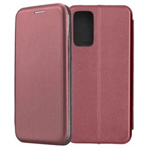 Чехол-книжка Fashion Case для Realme 9i темно-красный