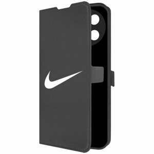 Чехол-книжка Krutoff Eco Book для Realme 11 4G Nike (Найк) (черный)