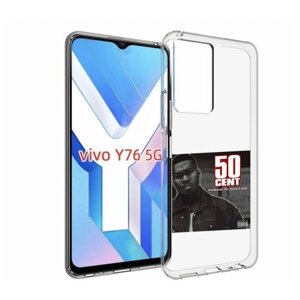 Чехол MyPads 50 Cent - Power Of The Dollar для Vivo Y76 5G задняя-панель-накладка-бампер