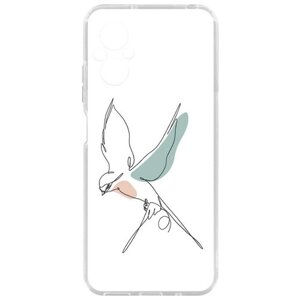 Чехол-накладка Krutoff Clear Case Полет для Xiaomi Poco M5