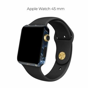 Чехол-наклейка виниловая для корпус Apple Watch 45 mm, защитная пленка для смарт-часов